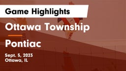 Ottawa Township  vs Pontiac Game Highlights - Sept. 5, 2023