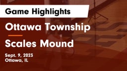 Ottawa Township  vs Scales Mound Game Highlights - Sept. 9, 2023