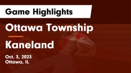 Ottawa Township  vs Kaneland  Game Highlights - Oct. 3, 2023