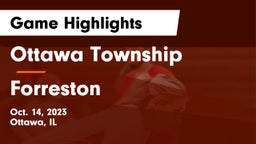 Ottawa Township  vs Forreston  Game Highlights - Oct. 14, 2023