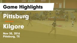 Pittsburg  vs Kilgore  Game Highlights - Nov 30, 2016