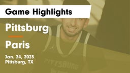 Pittsburg  vs Paris  Game Highlights - Jan. 24, 2023