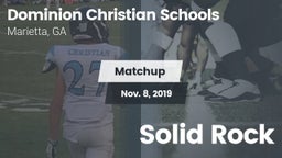 Matchup: Dominion Christian vs. Solid Rock 2019
