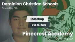 Matchup: Dominion Christian vs. Pinecrest Academy  2020