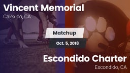 Matchup: Vincent Memorial vs. Escondido Charter  2018