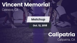 Matchup: Vincent Memorial vs. Calipatria  2018