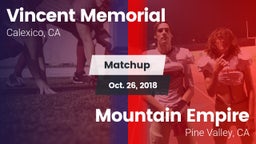 Matchup: Vincent Memorial vs. Mountain Empire  2018