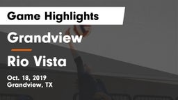 Grandview  vs Rio Vista  Game Highlights - Oct. 18, 2019