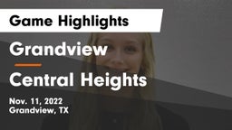 Grandview  vs Central Heights  Game Highlights - Nov. 11, 2022