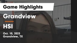 Grandview  vs HSI Game Highlights - Oct. 10, 2023