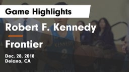 Robert F. Kennedy  vs Frontier  Game Highlights - Dec. 28, 2018