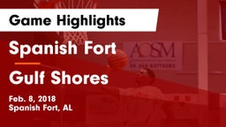 Spanish Fort  vs Gulf Shores  Game Highlights - Feb. 8, 2018