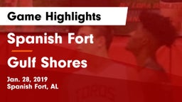 Spanish Fort  vs Gulf Shores Game Highlights - Jan. 28, 2019