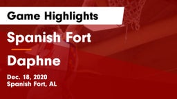 Spanish Fort  vs Daphne  Game Highlights - Dec. 18, 2020