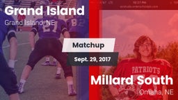 Matchup: Grand Island High vs. Millard South  2017