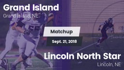 Matchup: Grand Island High vs. Lincoln North Star 2018