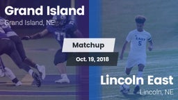 Matchup: Grand Island High vs. Lincoln East  2018