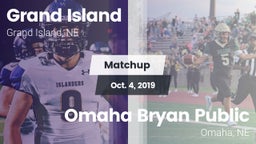 Matchup: Grand Island High vs. Omaha Bryan Public  2019