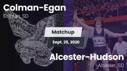 Matchup: Colman-Egan vs. Alcester-Hudson  2020