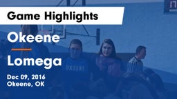 Okeene  vs Lomega  Game Highlights - Dec 09, 2016