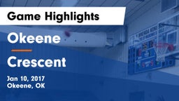 Okeene  vs Crescent  Game Highlights - Jan 10, 2017