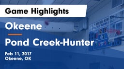 Okeene  vs Pond Creek-Hunter  Game Highlights - Feb 11, 2017