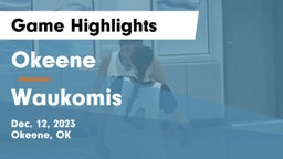 Okeene  vs Waukomis  Game Highlights - Dec. 12, 2023