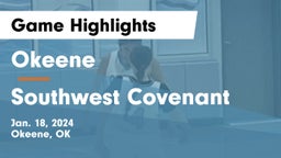 Okeene  vs Southwest Covenant  Game Highlights - Jan. 18, 2024