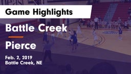 Battle Creek  vs Pierce Game Highlights - Feb. 2, 2019