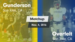 Matchup: Gunderson High vs. Overfelt  2016