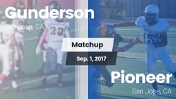 Matchup: Gunderson High vs. Pioneer  2017