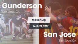 Matchup: Gunderson High vs. San Jose  2017
