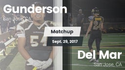 Matchup: Gunderson High vs. Del Mar  2017