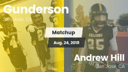 Matchup: Gunderson High vs. Andrew Hill  2018