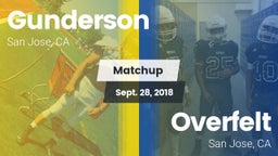 Matchup: Gunderson High vs. Overfelt  2018