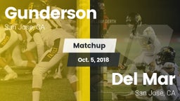 Matchup: Gunderson High vs. Del Mar  2018