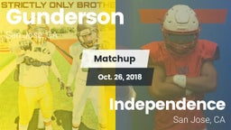 Matchup: Gunderson High vs. Independence  2018