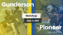 Matchup: Gunderson High vs. Pioneer  2019