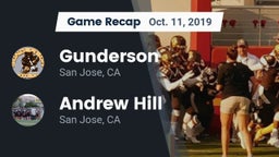 Recap: Gunderson  vs. Andrew Hill  2019