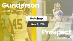 Matchup: Gunderson High vs. Prospect  2019