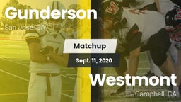 Matchup: Gunderson High vs. Westmont  2020