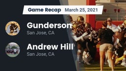 Recap: Gunderson  vs. Andrew Hill  2021