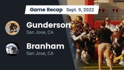 Recap: Gunderson  vs. Branham  2022