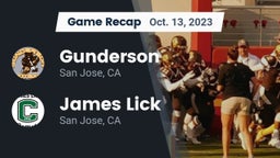 Recap: Gunderson  vs. James Lick  2023