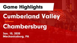 Cumberland Valley  vs Chambersburg  Game Highlights - Jan. 10, 2020