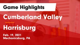 Cumberland Valley  vs Harrisburg  Game Highlights - Feb. 19, 2021