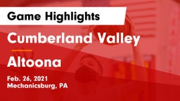 Cumberland Valley  vs Altoona  Game Highlights - Feb. 26, 2021