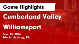 Cumberland Valley  vs Williamsport  Game Highlights - Jan. 13, 2024
