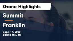 Summit  vs Franklin  Game Highlights - Sept. 17, 2020