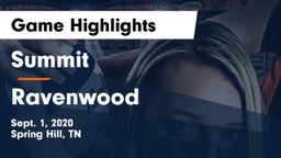 Summit  vs Ravenwood  Game Highlights - Sept. 1, 2020